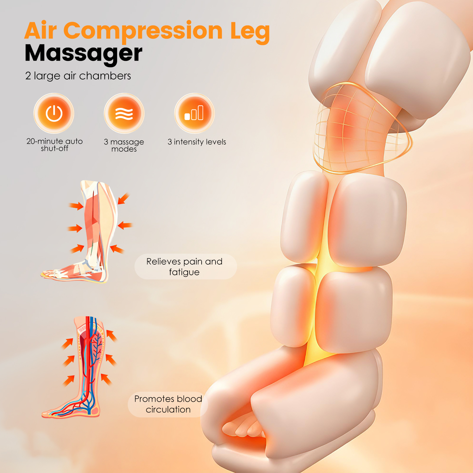 massageur pour les pieds avec chaleur